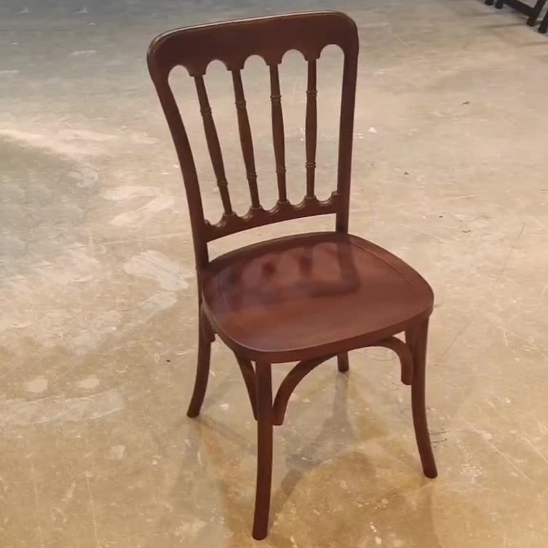 Chaise de Salle à Manger Moderne en Cuir Luxueux Courbé avec Dossier en Acier au Carbone 