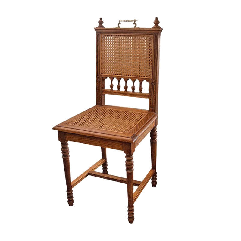 Moderner Luxus PU-Leder gepolsterter Esszimmerstuhl mit Flügelrückenlehne ohne Armlehnen für das Esszimmer 