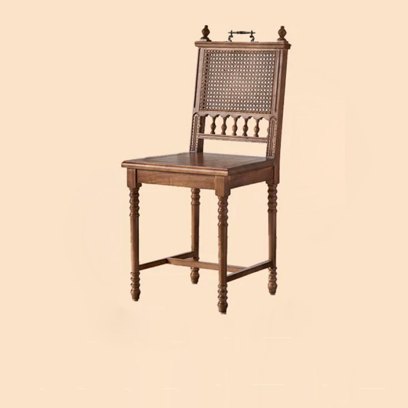 Moderner Luxus PU-Leder gepolsterter Esszimmerstuhl mit Flügelrückenlehne ohne Armlehnen für das Esszimmer 
