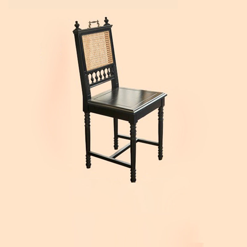Moderner Luxus PU-Leder gepolsterter Esszimmerstuhl mit Flügelrückenlehne ohne Armlehnen für das Esszimmer 