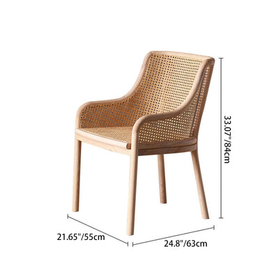 Moderner Luxus PU-Leder gepolsterter Esszimmerstuhl mit Flügelrückenlehne ohne Armlehnen für das Esszimmer 