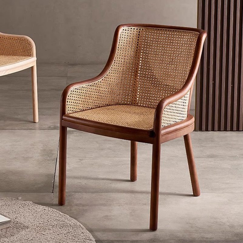 Moderner Luxus PU-Leder gepolsterter Esszimmerstuhl mit Flügelrückenlehne ohne Armlehnen für das Esszimmer 