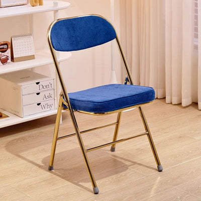 Chaise de Salle à Manger Moderne en Cuir Luxueux Courbé avec Dossier en Acier au Carbone 