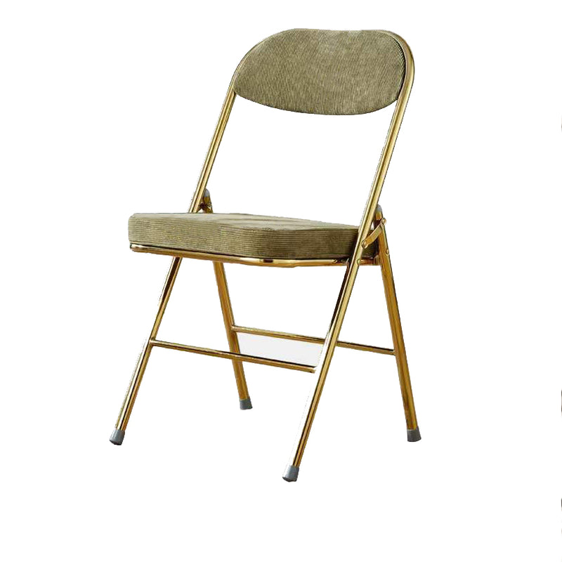 Chaise de Salle à Manger Moderne en Cuir Luxueux Courbé avec Dossier en Acier au Carbone 