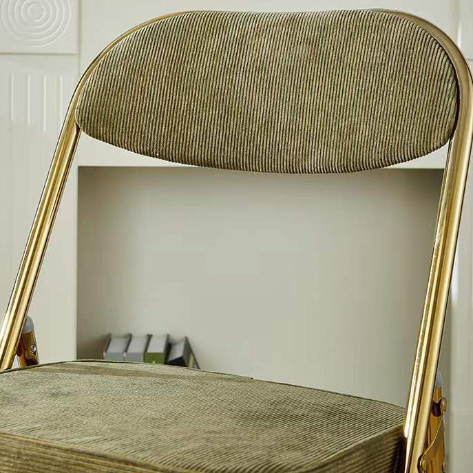 Chaise de Salle à Manger Moderne en Cuir Luxueux Courbé avec Dossier en Acier au Carbone 
