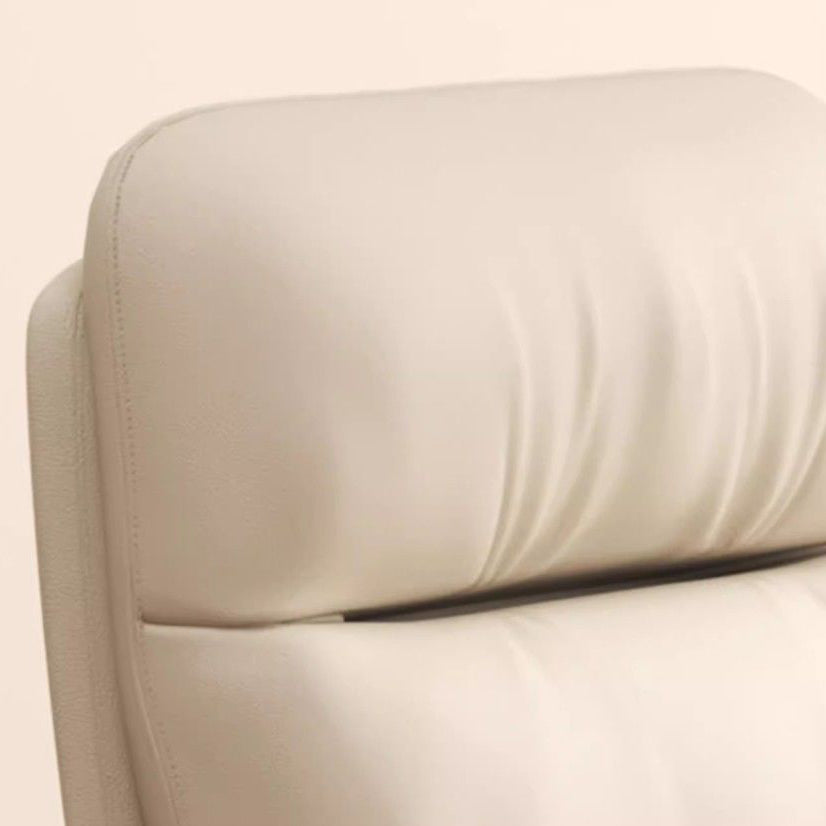 Contemporary Luxury Square PU Leather Upholstered Carbon Steel Dining Chair Backrest For Dining Room