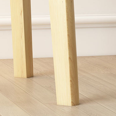 Tabouret Bas Empilable En Bois Massif Rembourré En Tissu Tech Carré Simplicité Contemporaine Pour Salon 