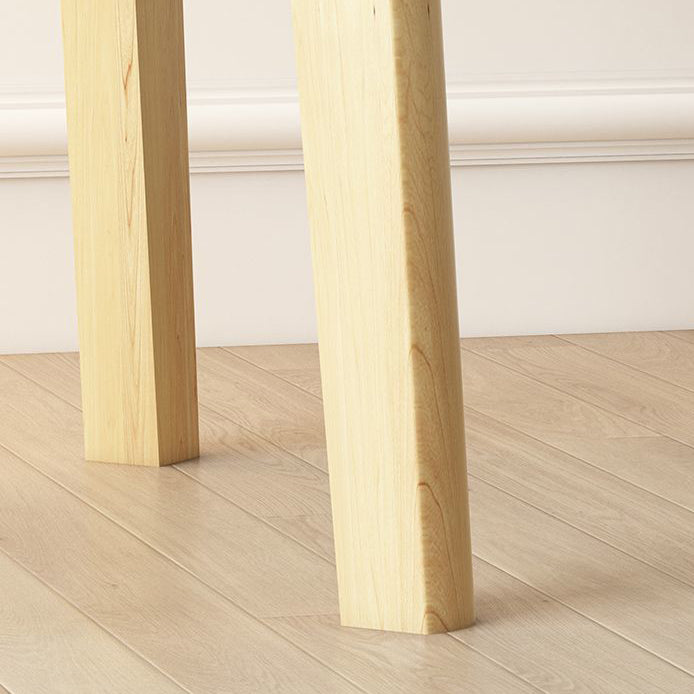 Tabouret Bas Empilable En Bois Massif Rembourré En Tissu Tech Carré Simplicité Contemporaine Pour Salon 