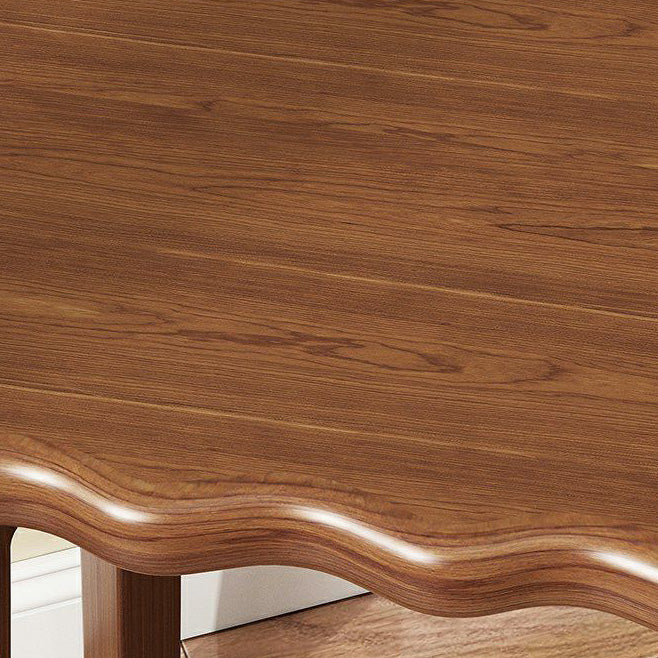 Contemporary Simplicity Square Biscuit Rubberwood Stackable Low Stool For Living Room