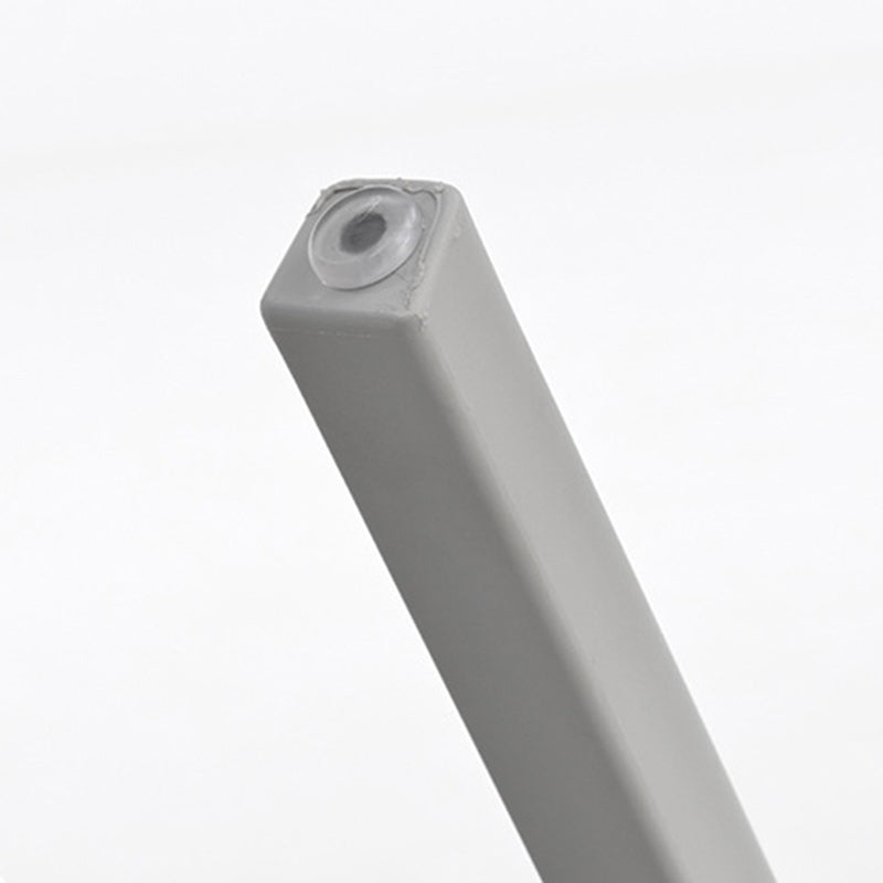 Silla de comedor apilable de plástico cuadrada de simplicidad moderna con respaldo sin brazos para comedor 