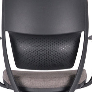 Contemporary Simplicity Ergonomic Fabric Upholstered Height-Adjustable Swivel Office Chair Desk Chair Footrest For Home Office
