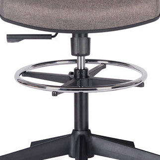 Contemporary Simplicity Ergonomic Fabric Upholstered Height-Adjustable Swivel Office Chair Desk Chair Footrest For Home Office