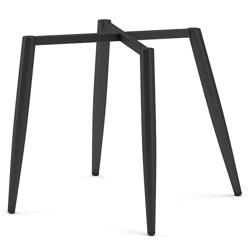 Silla de comedor con respaldo, tapizada en tela técnica de simplicidad moderna, patas de acero al carbono para comedor 