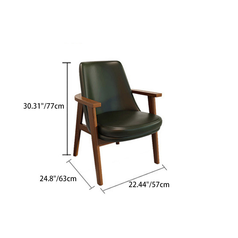 Modern Luxury Cat Scratch Leather Iron Dining Chair Accent Chair For Dining Room