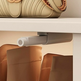 Moderner multifunktionaler Schuhbank aus MDF im nordischen Stil, 2-stufiges Schuhregal für den Eingangsbereich 