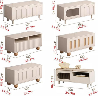 Contemporary Nordic Solid Wood Multi-Function Shoe Bench 2-Tier Shoe Organizer Rack For Entryway
