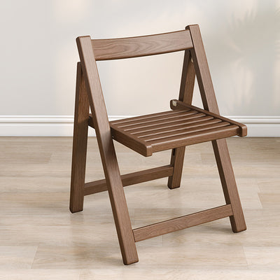 Traditional Vintage Fabric Upholstered Solid Wood Foldable Dining Chair For Living Room