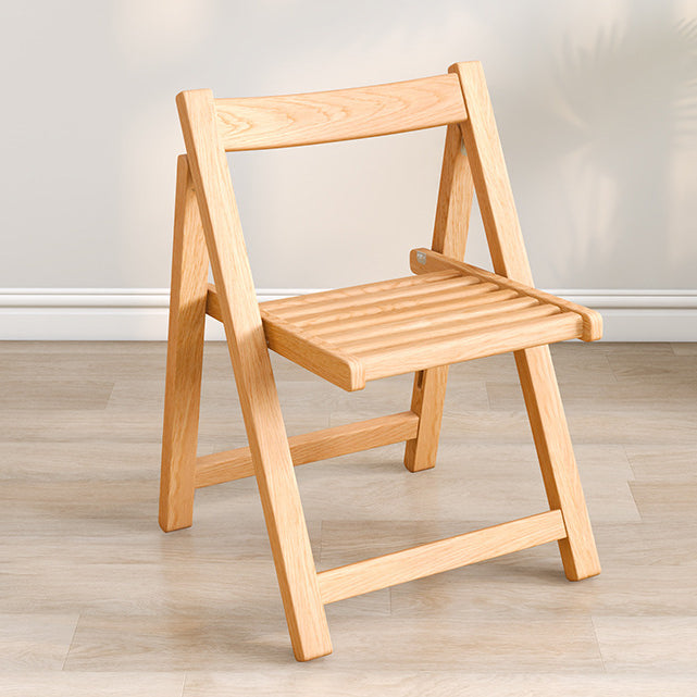 Traditional Vintage Fabric Upholstered Solid Wood Foldable Dining Chair For Living Room