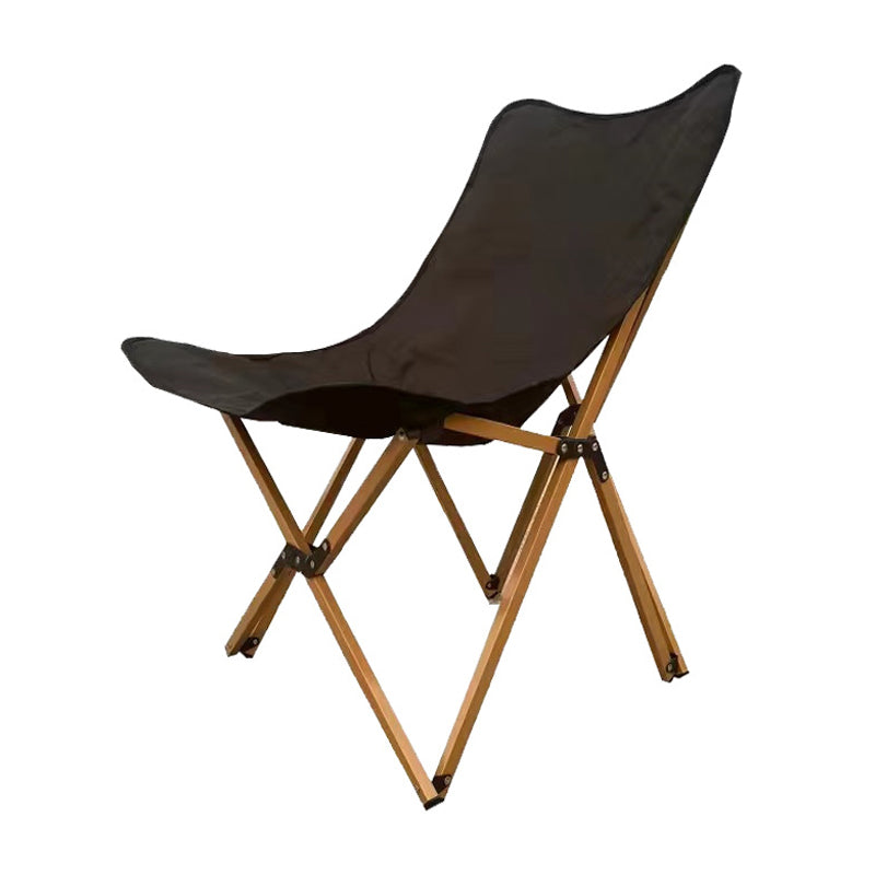 Dossier de chaise de camping pliable en tissu Oxford industriel contemporain pour patio extérieur 