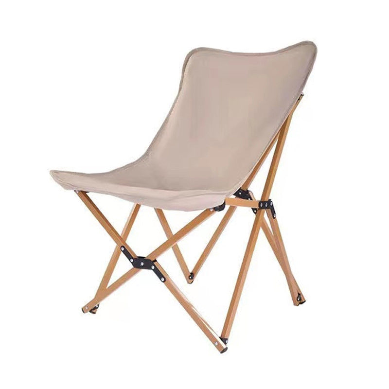 Dossier de chaise de camping pliable en tissu Oxford industriel contemporain pour patio extérieur 