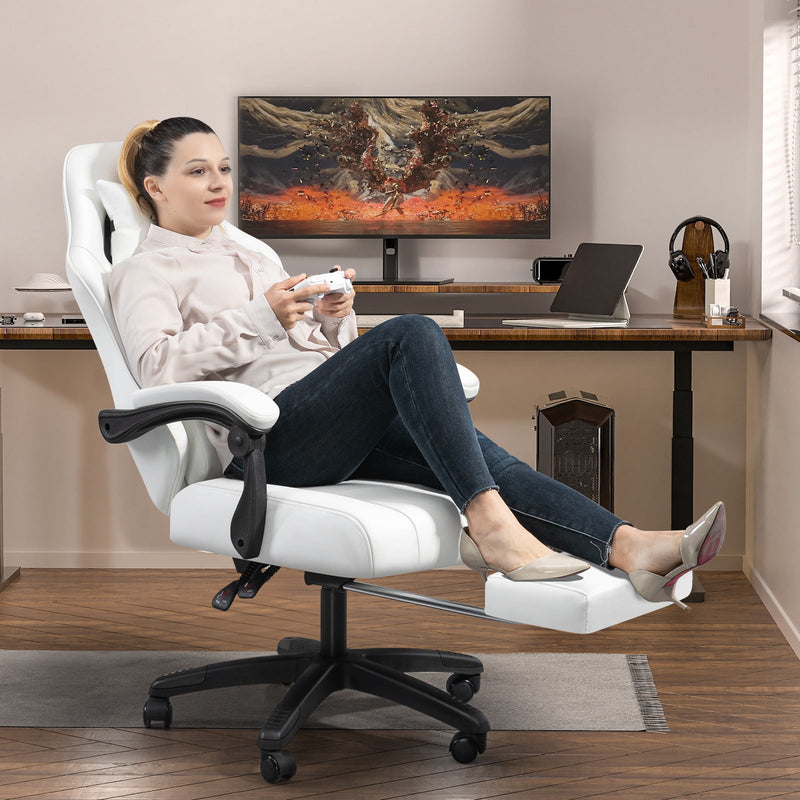 Moderner minimalistischer drehbarer, höhenverstellbarer rechteckiger quadratischer Nylon-Leder-Stoff-Schreibtischstuhl mit Rückenlehne und Armlehne für das Home Office 