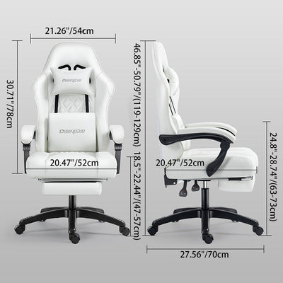 Moderner minimalistischer drehbarer, höhenverstellbarer rechteckiger quadratischer Nylon-Leder-Stoff-Schreibtischstuhl mit Rückenlehne und Armlehne für das Home Office 