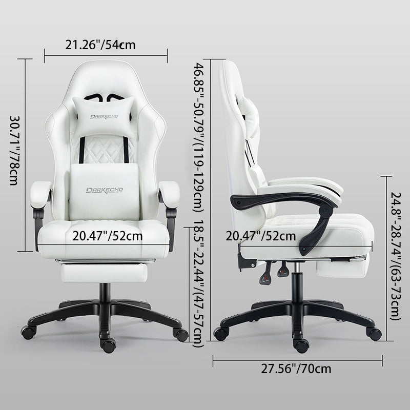 Moderner minimalistischer drehbarer, höhenverstellbarer rechteckiger quadratischer Nylon-Leder-Stoff-Schreibtischstuhl mit Rückenlehne und Armlehne für das Home Office 