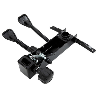 Moderner minimalistischer drehbarer, höhenverstellbarer rechteckiger quadratischer Nylon-Leder-Stoff-Schreibtischstuhl mit Rückenlehne und Armlehne für das Home Office 