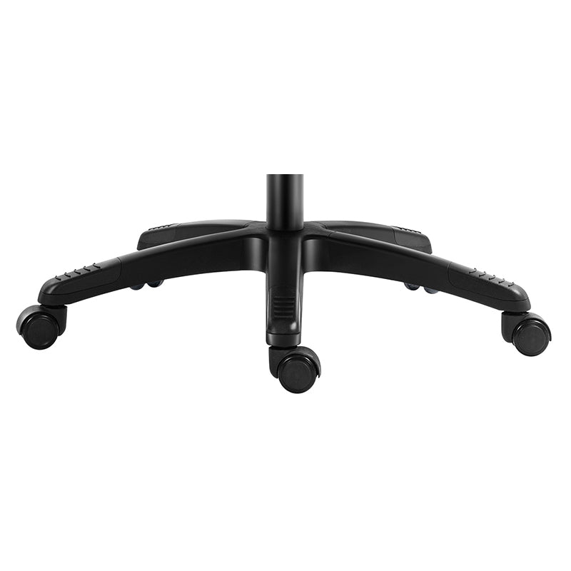 Moderner minimalistischer drehbarer, höhenverstellbarer rechteckiger quadratischer Nylon-Leder-Stoff-Schreibtischstuhl mit Rückenlehne und Armlehne für das Home Office 