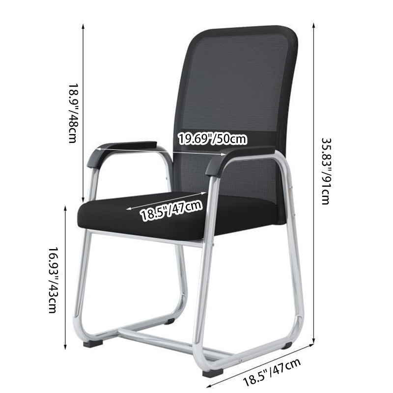 Dossier de chaise de bureau en maille d&