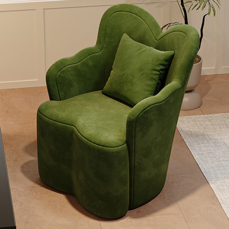 Taburete de tocador contemporáneo de terciopelo con respaldo y reposabrazos para dormitorio, con diseño de niña creativa, mariposa, onda, rectángulo, madera y osito de peluche 
