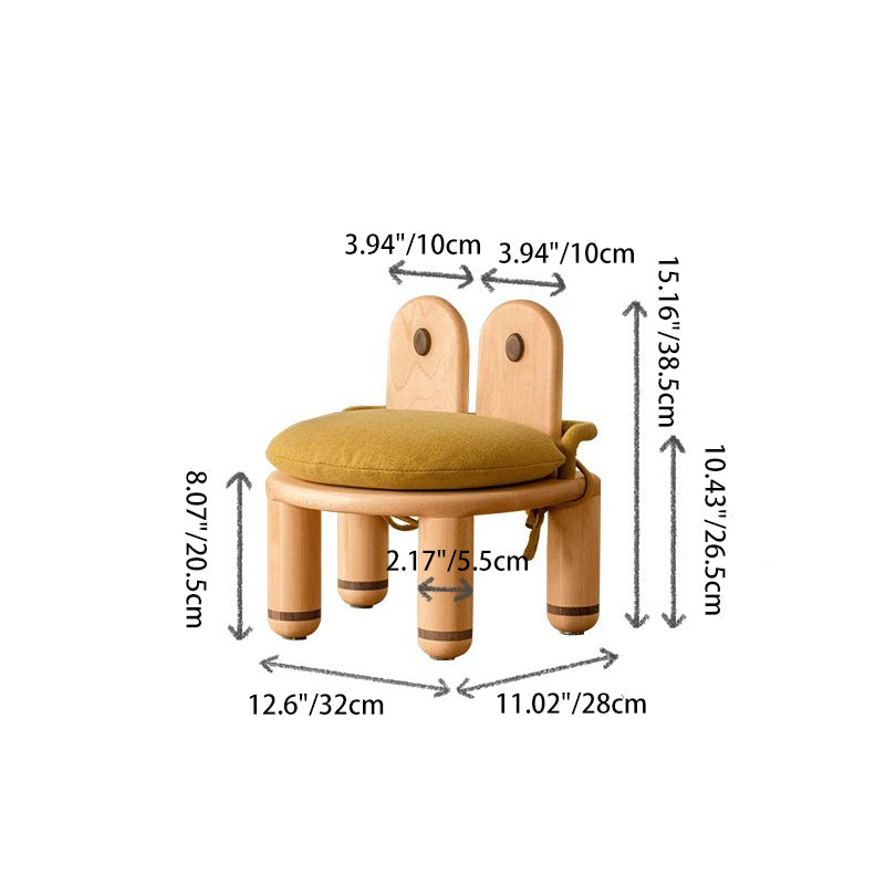 Contemporary Creative Kids Crab Round Chair Backrest For Living Room