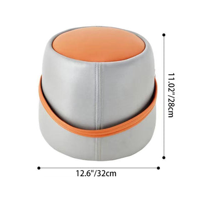 Moderner minimalistischer tragbarer runder quadratischer Holzstoffstuhl für das Wohnzimmer 