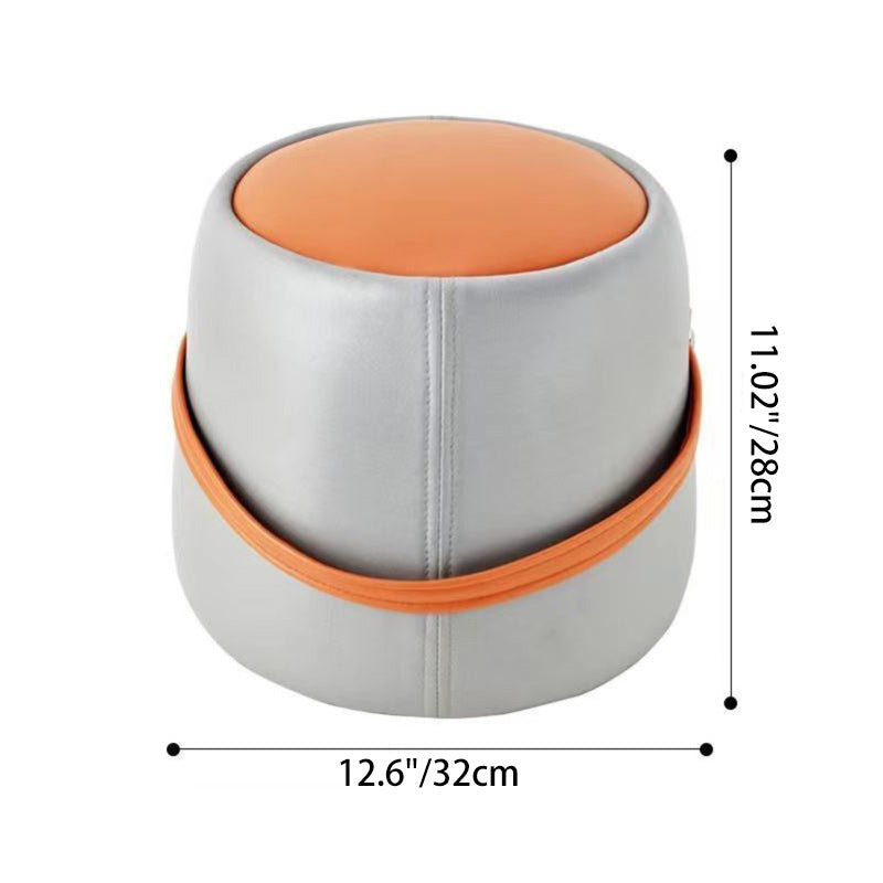Moderner minimalistischer tragbarer runder quadratischer Holzstoffstuhl für das Wohnzimmer 