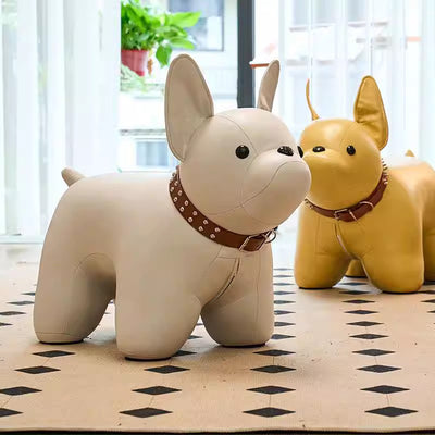 Contemporary Creative Kids Bulldog Animal Fabric Chair For Living Room