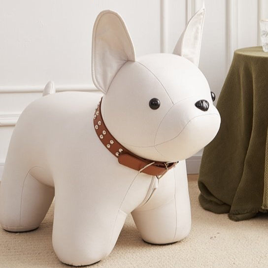 Contemporary Creative Kids Bulldog Animal Fabric Chair For Living Room