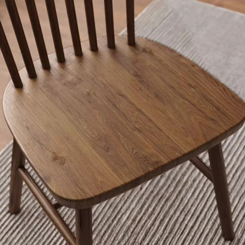 Traditional Vintage Square Rubberwood Plywood Dining Chair Backrest For Dining Room