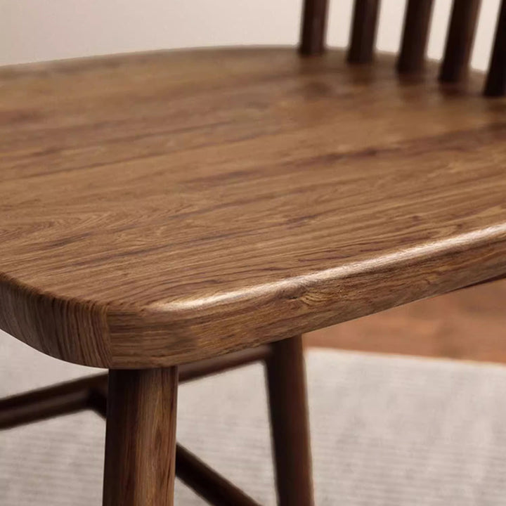 Traditional Vintage Square Rubberwood Plywood Dining Chair Backrest For Dining Room