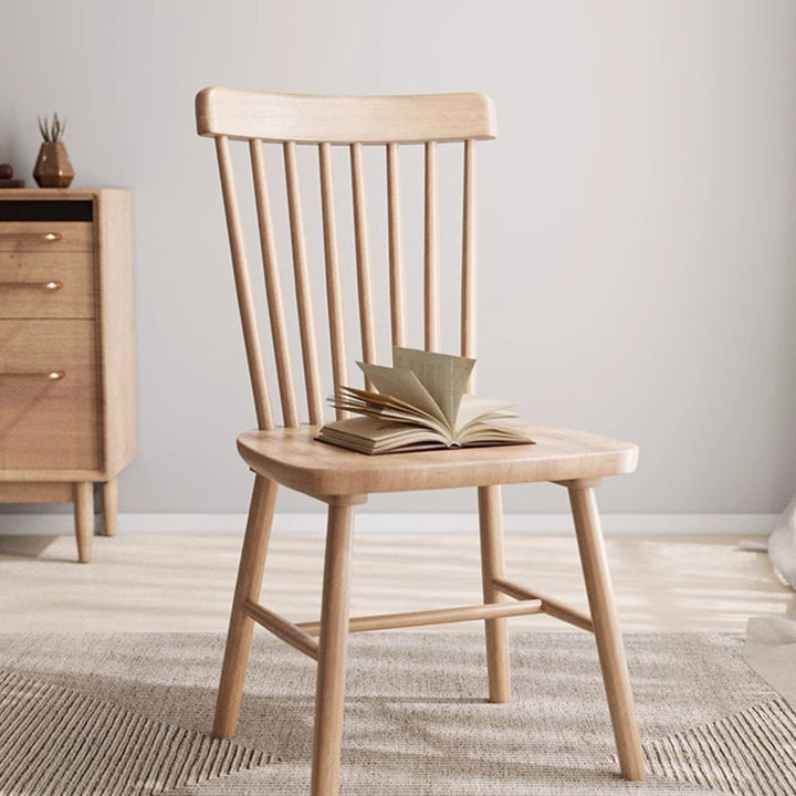 Traditional Vintage Square Rubberwood Plywood Dining Chair Backrest For Dining Room