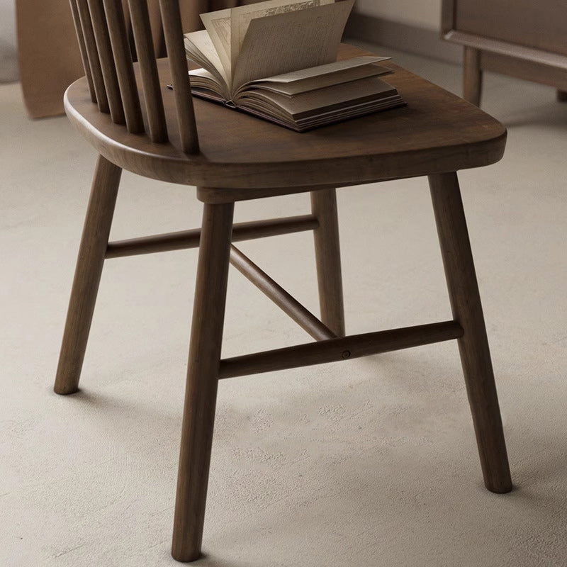 Traditional Vintage Square Rubberwood Plywood Dining Chair Backrest For Dining Room