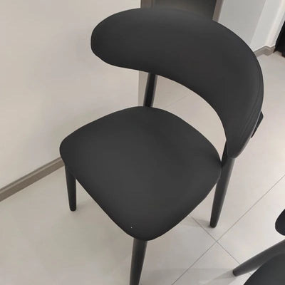 Zeitgenössischer skandinavischer ovaler Rücken aus Massivholz mit hochdichtem Schwamm für das Esszimmer 