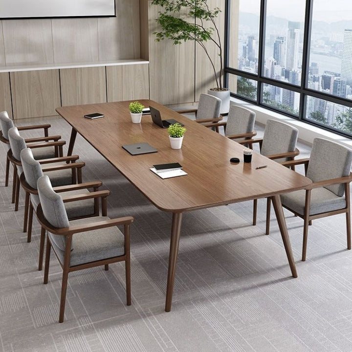 Modern Luxury Square Cotton Linen Cushion Solid Wood High Resilience Sponge Dining Chair Backrest Armrest For Dining Room