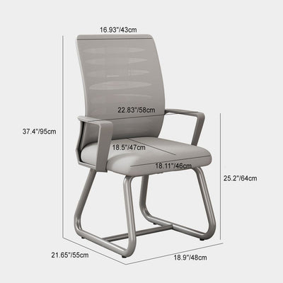 Chaise de bureau en latex en acier inoxydable en plastique carré minimaliste moderne avec dossier et accoudoirs pour la maison et le bureau 