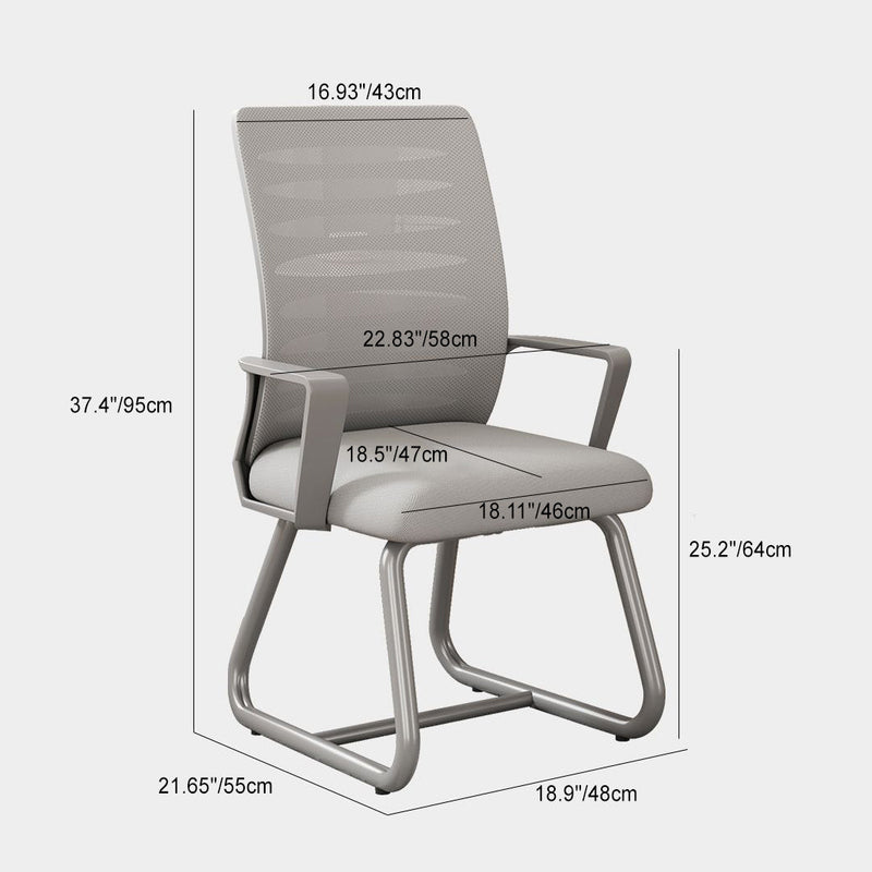 Chaise de bureau en latex en acier inoxydable en plastique carré minimaliste moderne avec dossier et accoudoirs pour la maison et le bureau 