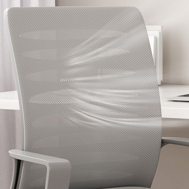 Chaise de bureau en latex en acier inoxydable en plastique carré minimaliste moderne avec dossier et accoudoirs pour la maison et le bureau 