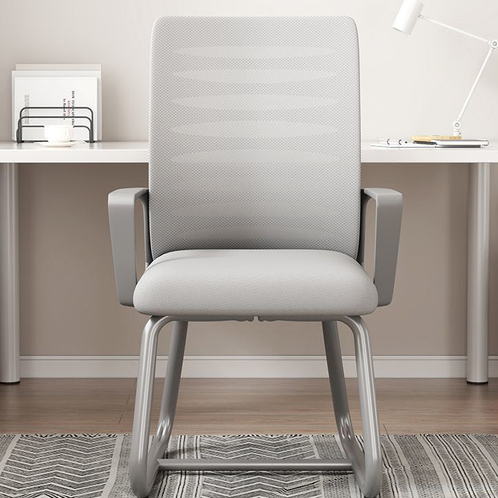 Chaise de bureau en latex en acier inoxydable en plastique carré minimaliste moderne avec dossier et accoudoirs pour la maison et le bureau 