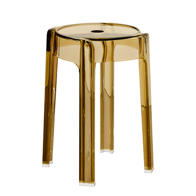Silla de Comedor Redonda de Acrílico de Simplicidad Moderna para Comedor 