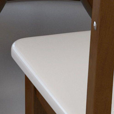 Respaldo rectangular de simplicidad moderna Silla de comedor de madera maciza Respaldo para comedor 