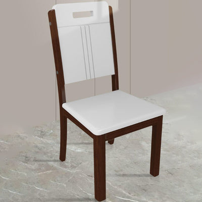 Respaldo rectangular de simplicidad moderna Silla de comedor de madera maciza Respaldo para comedor 