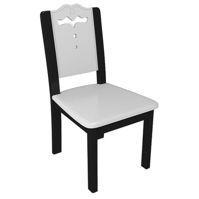 Respaldo rectangular de simplicidad moderna Silla de comedor de madera maciza Respaldo para comedor 